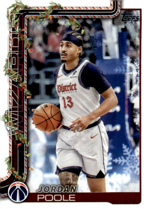2025-26 Topps Holiday #H73 Jordan Poole