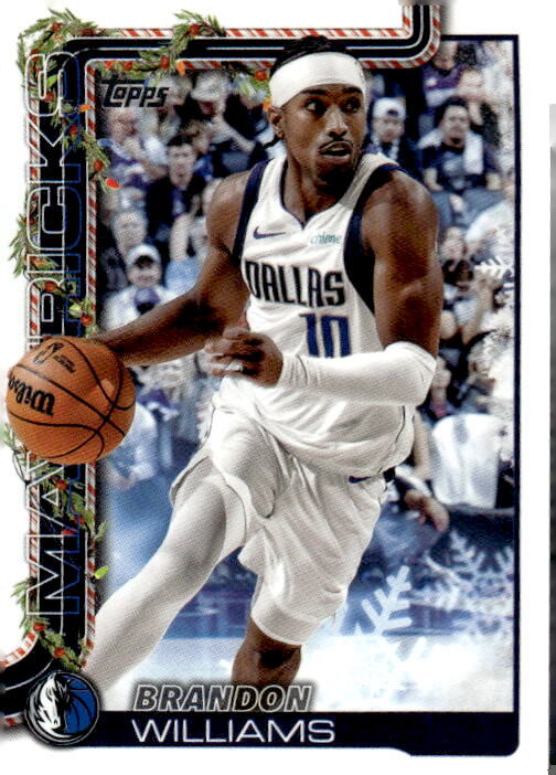 2025-26 Topps Holiday #H138 Brandon Williams