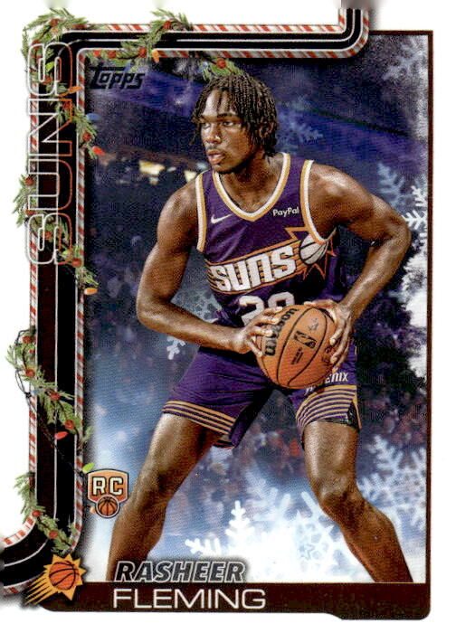 2025-26 topps Holiday H191 Rasheer Fleming