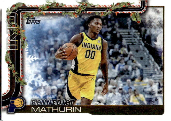 2025-26 Topps Holiday #H39 Bennedict Mathurin