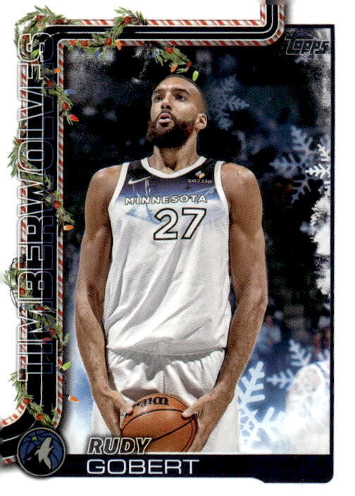2025-26 Topps Holiday #H87 Rudy Gobert