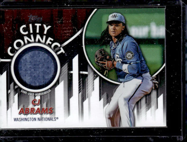 2026 Topps #CC-CA CJ Abrams City Connect Swatch Collection Relics Green