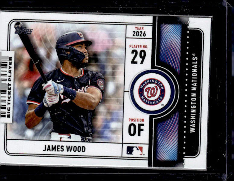 2026 Topps #BTP-15 James Wood Big Ticket Players