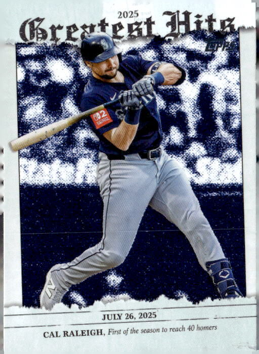 2026 Topps #GH-8 Cal Raleigh 2025 Greatest Hits Pink Foil