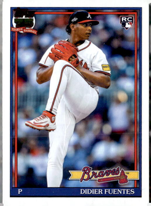 2026 Topps #T91-76 Didier Fuentes 1991 Topps Baseball 35th Anniversary