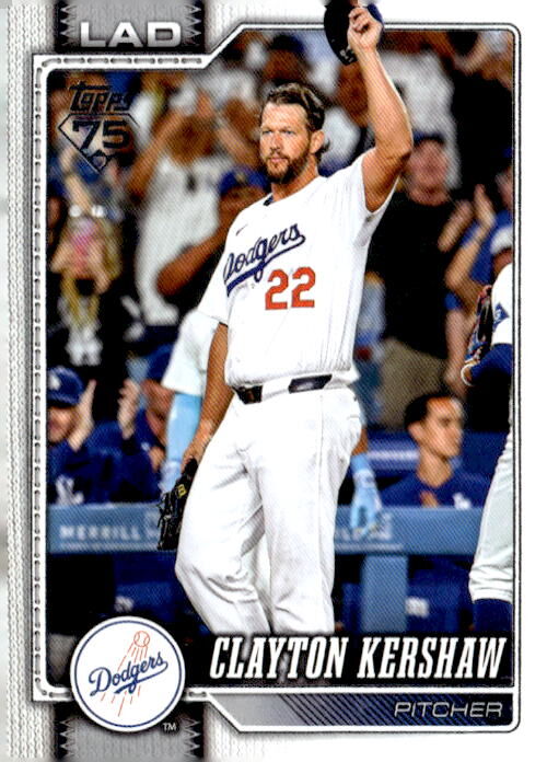2026 Topps #22 Clayton Kershaw