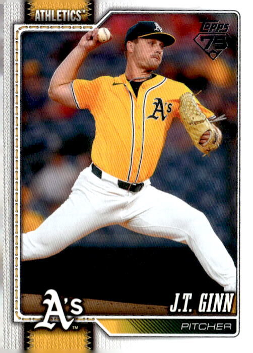 2026 Topps #153 J.T. Ginn Wood #/25