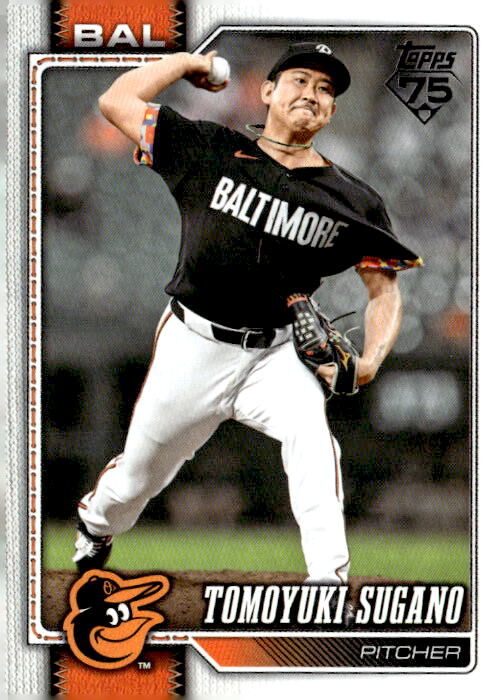 2026 Topps #185 Tomoyuki Sugano