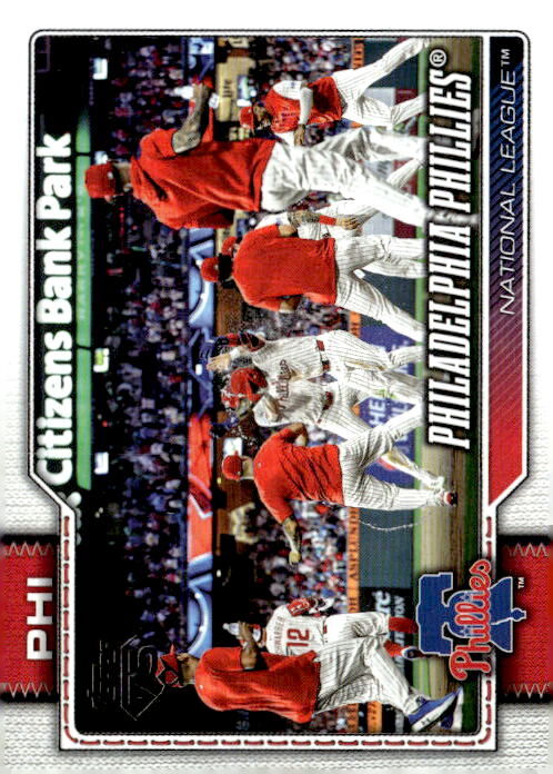 2026 Topps #295 Philadelphia Phillies Purple Rainbow Foil #/250