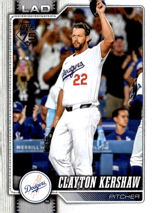 2026 Topps #22 Clayton Kershaw