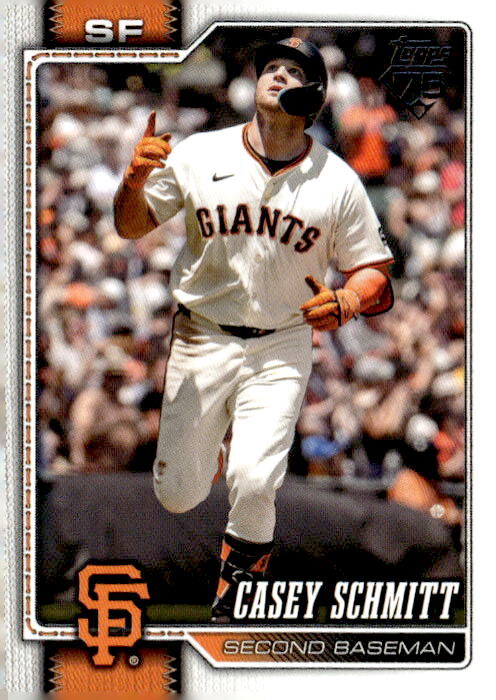 2026 Topps #57 Casey Schmitt Rainbow Foil