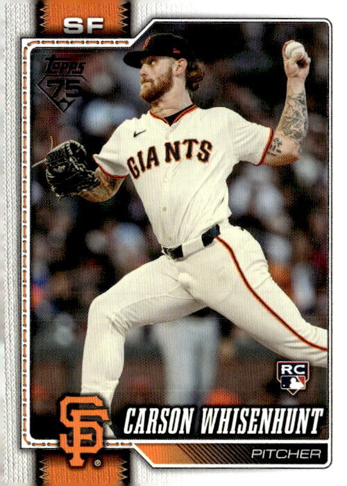 2026 Topps #184 Carson Whisenhunt