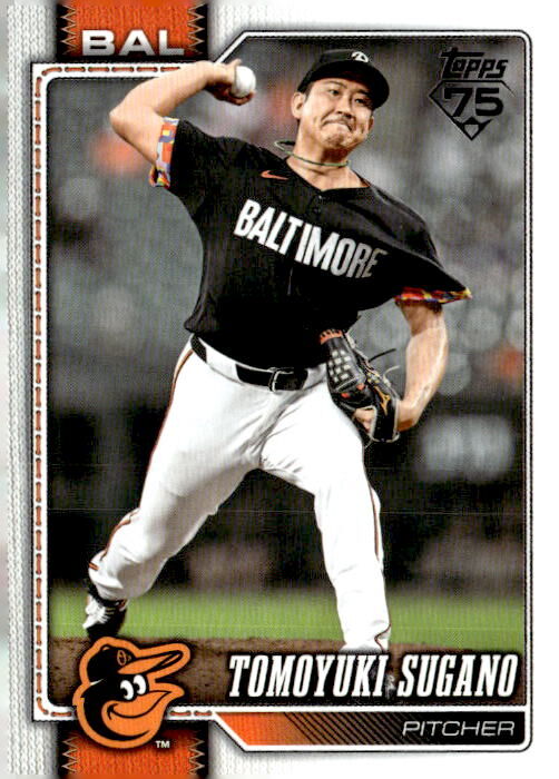 2026 Topps #185 Tomoyuki Sugano