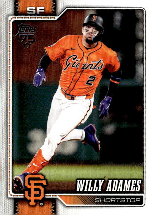 2026 Topps #267 Willy Adames Aqua Rainbow Foil