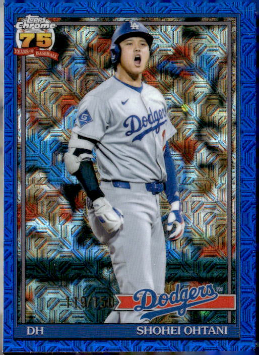 2026 Topps #91C-47 Shohei Ohtani Chrome Blue Relectors 119/150