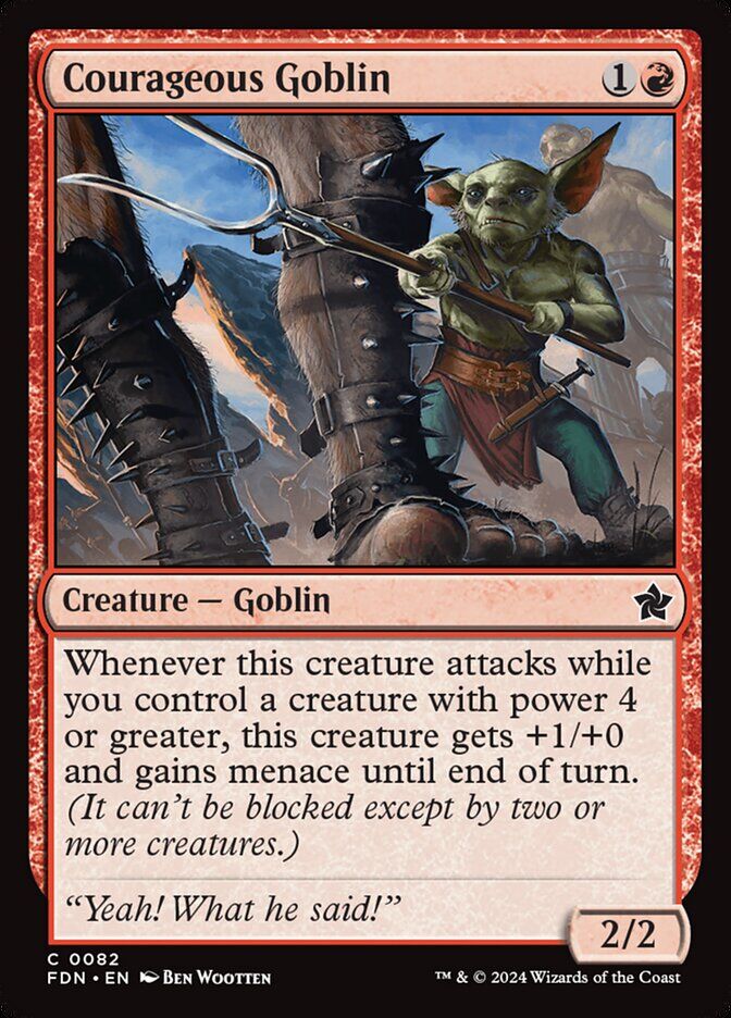 Foundations #82 Courageous Goblin
