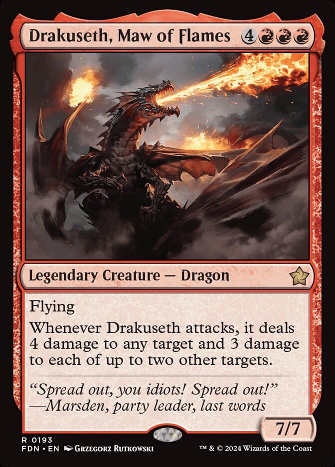 Foundations #193 Drakuseth, Maw of Flames