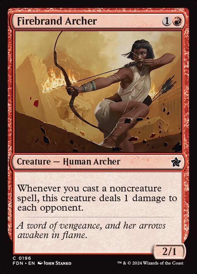 Foundations #196 Firebrand Archer
