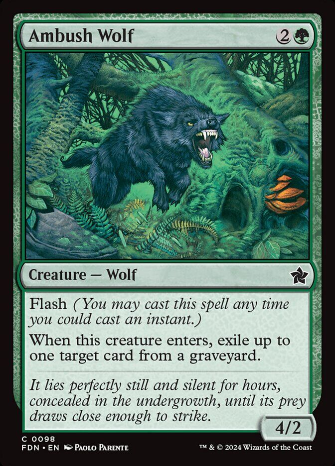 Foundations #98 Ambush Wolf