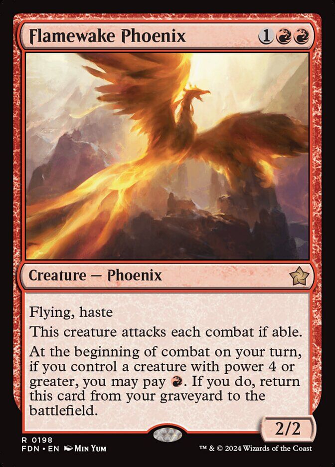 Foundations #198 Flamewake Phoenix (FDN)