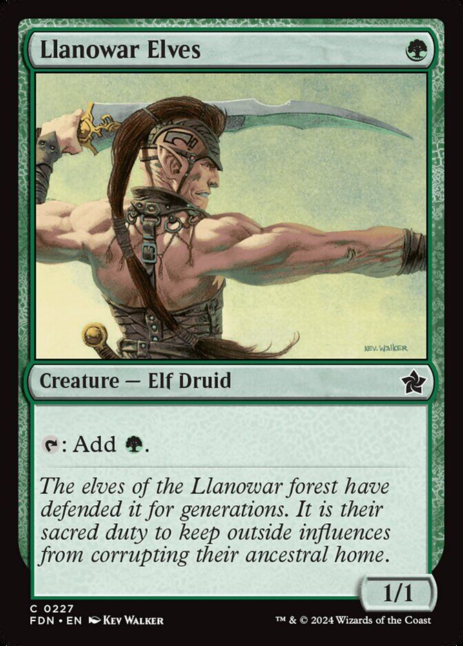 Foundations #253 Llanowar Elves