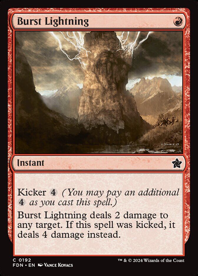 Foundations #192 Burst Lightning