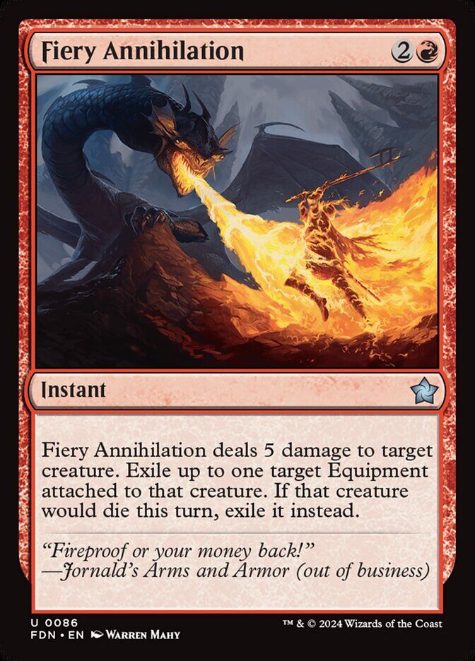 Foundations #86 Fiery Annihilation