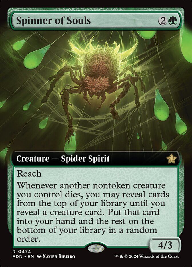 Foundations #474 Spinner of Souls (Extended Art)