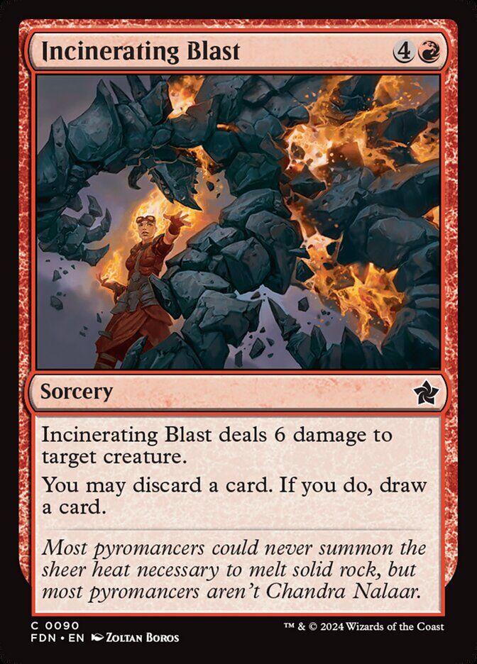 Foundations #90 Incinerating Blast