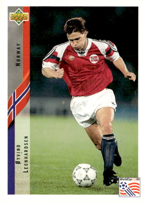 1994 Upper Deck World Cup #100 Oyvind Leonhardsen