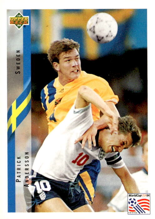 1994 Upper Deck World Cup #66 Patrik Andersson