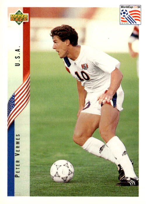 1994 Upper Deck World Cup #27 Peter Vermes