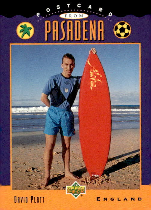 1994 Upper Deck World Cup #UD4 David Platt UD Set