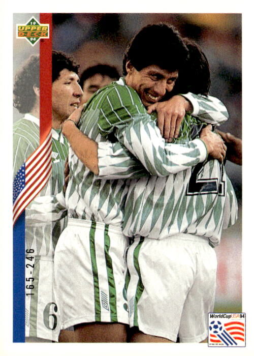 1994 Upper Deck World Cup #250 Checklist 188-250