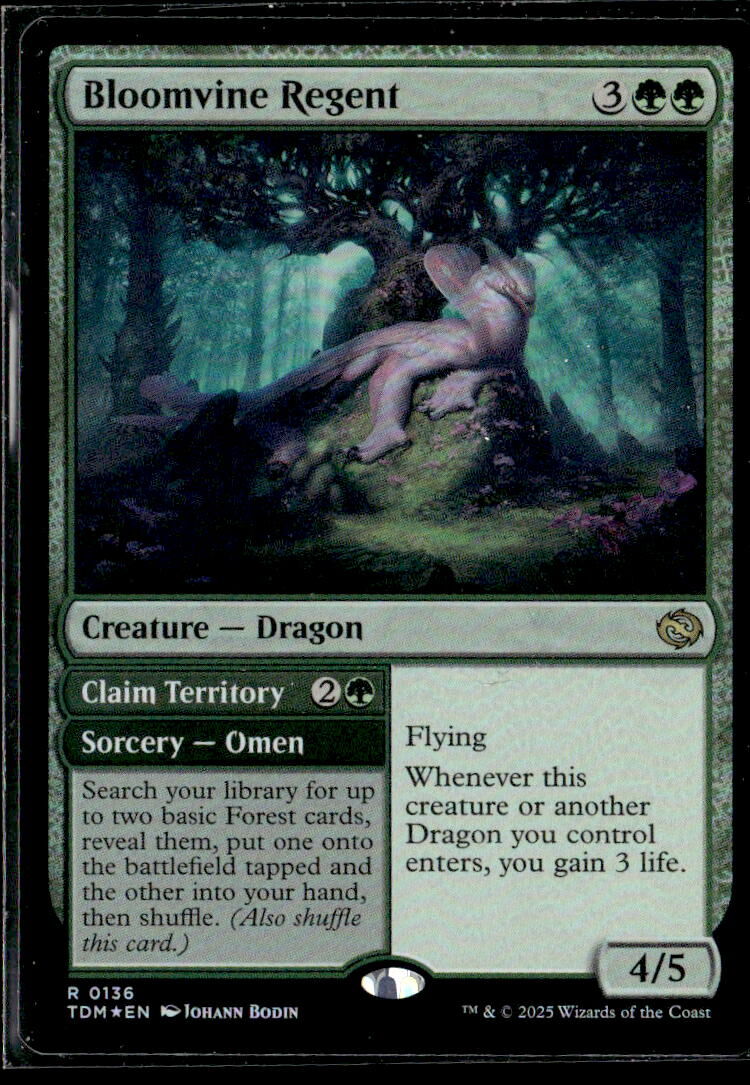 Tarkir: Dragonstorm Specials #136 Bloomvine Regent FOIL