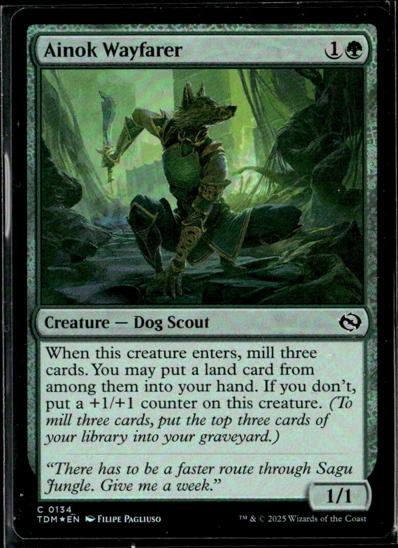 Tarkir: Dragonstorm Specials #134 Ainok Wayfarer FOIL