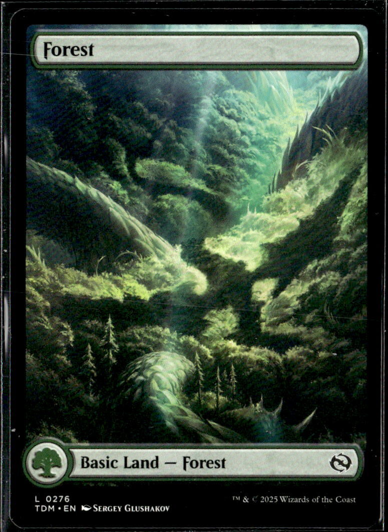 Tarkir: Dragonstorm Specials #276 Forest FOIL