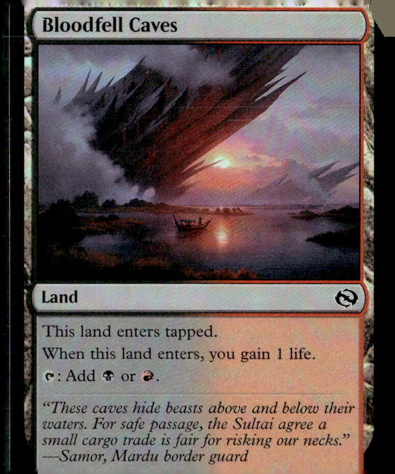 Tarkir: Dragonstorm #250 Bloodfell Caves FOIL