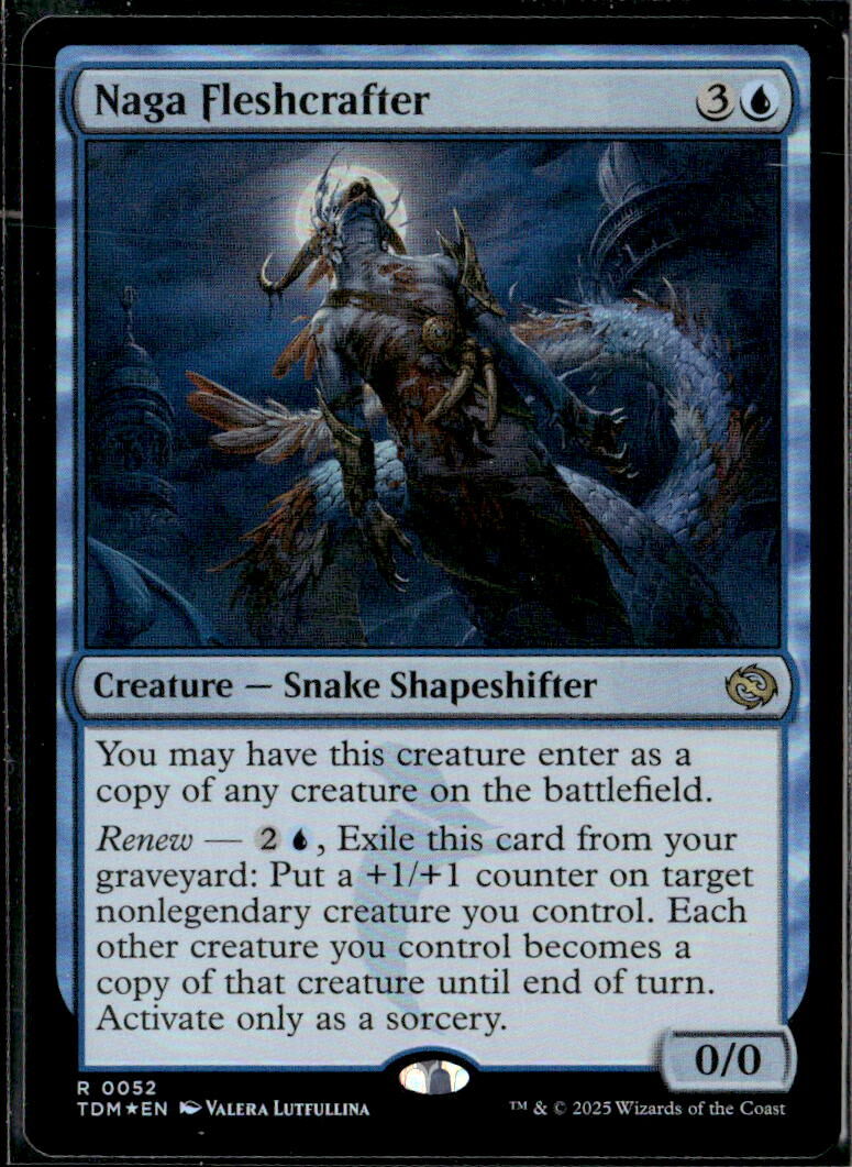 Tarkir: Dragonstorm #52 Naga Fleshcrafter FOIL