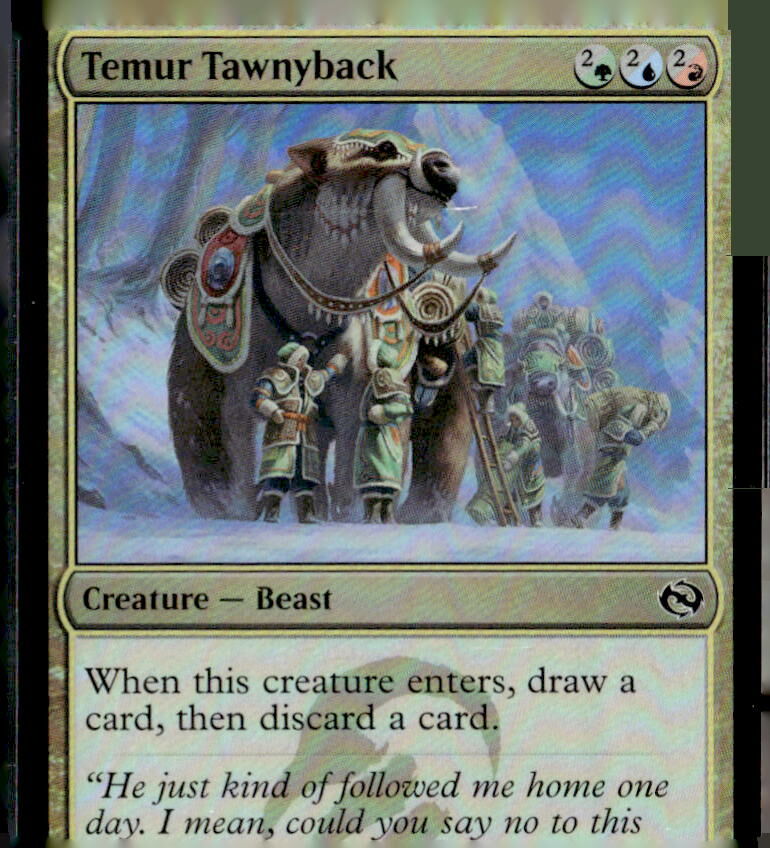 Tarkir: Dragonstorm #229 Temur Tawnyback FOIL