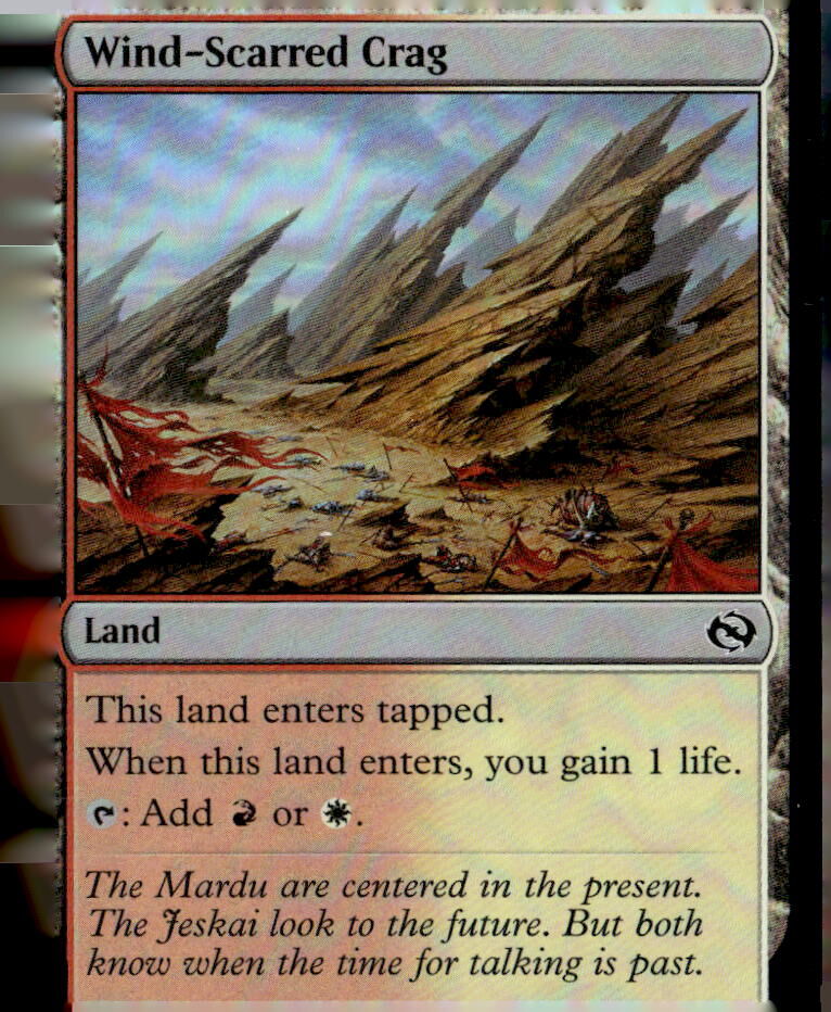 Tarkir: Dragonstorm #271 Wind-Scarred Crag FOIL