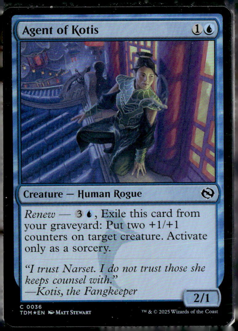 Tarkir: Dragonstorm #36 Agent of Kotis FOIL