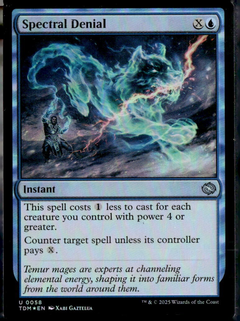 Tarkir: Dragonstorm #58 Spectral Denial FOIL