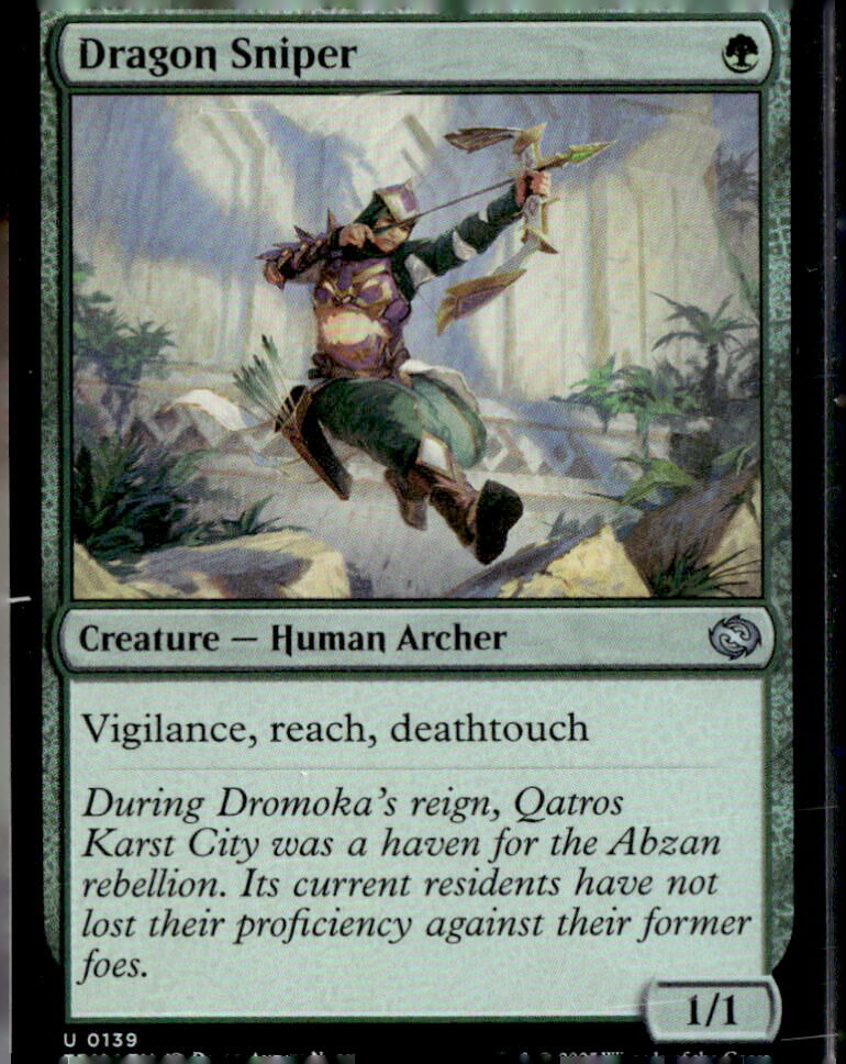 Tarkir: Dragonstorm #139 Dragon Sniper FOIL