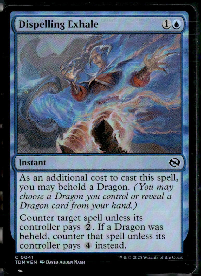 Tarkir: Dragonstorm #41 Dispelling Exhale FOIL