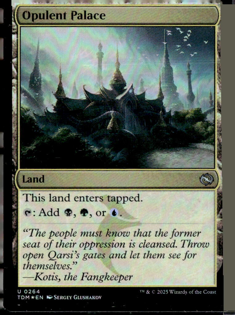 Tarkir: Dragonstorm #264 Opulent Palace FOIL