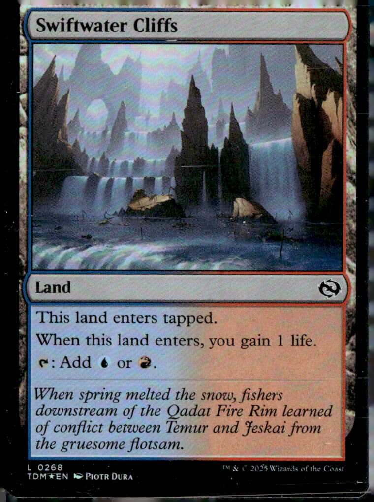 Tarkir: Dragonstorm Specials #268 swiftwater clifs FOIL
