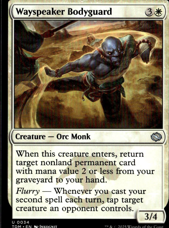 Tarkir: Dragonstorm #34 Wayspeaker Bodyguard