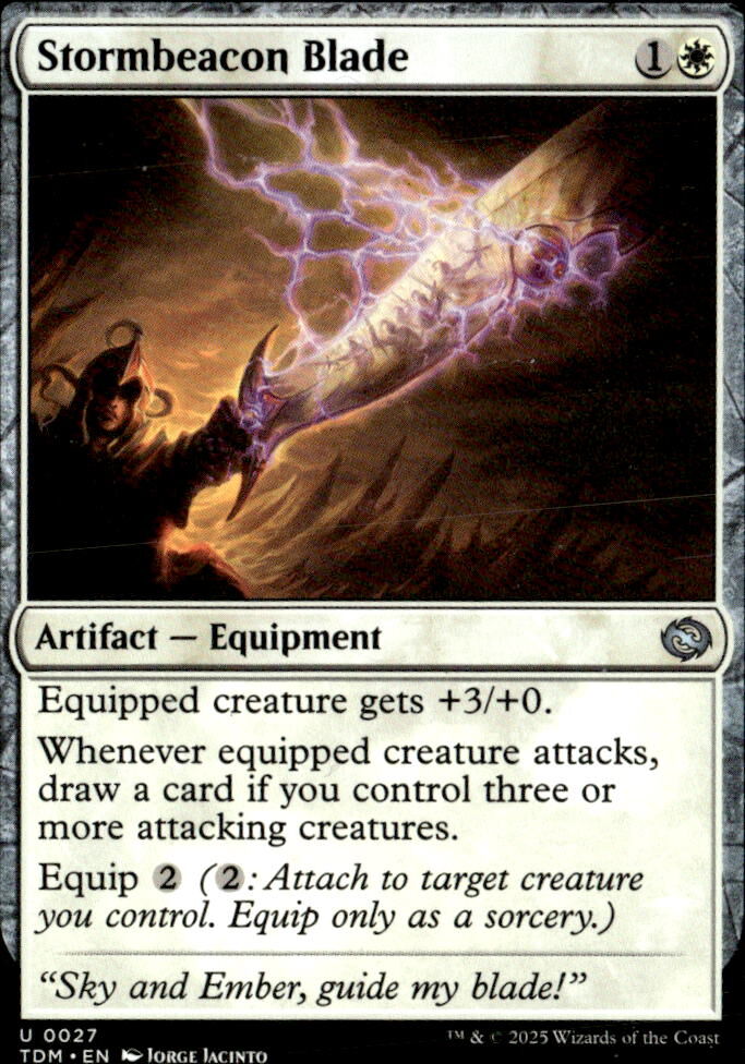 Tarkir: Dragonstorm #27 Stormbeacon Blade