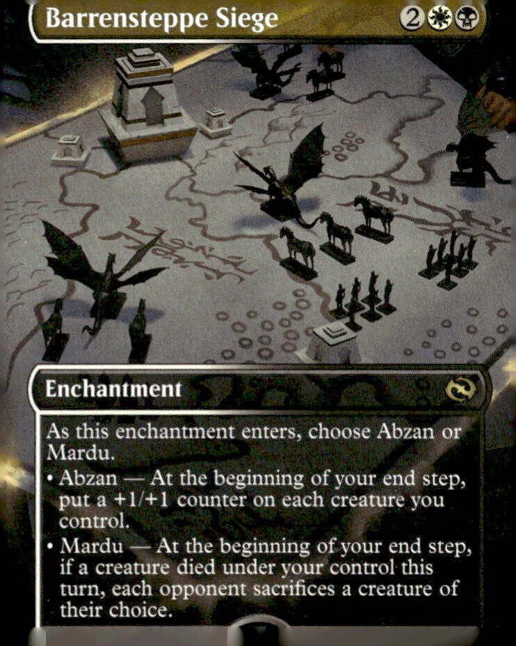 Tarkir: Dragonstorm #384 Barrensteppe Siege (Borderless)